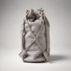 pale stone soft nappa leather backpack