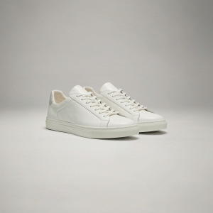 Vera Leather Sneakers white minimal low-top leather sneakers